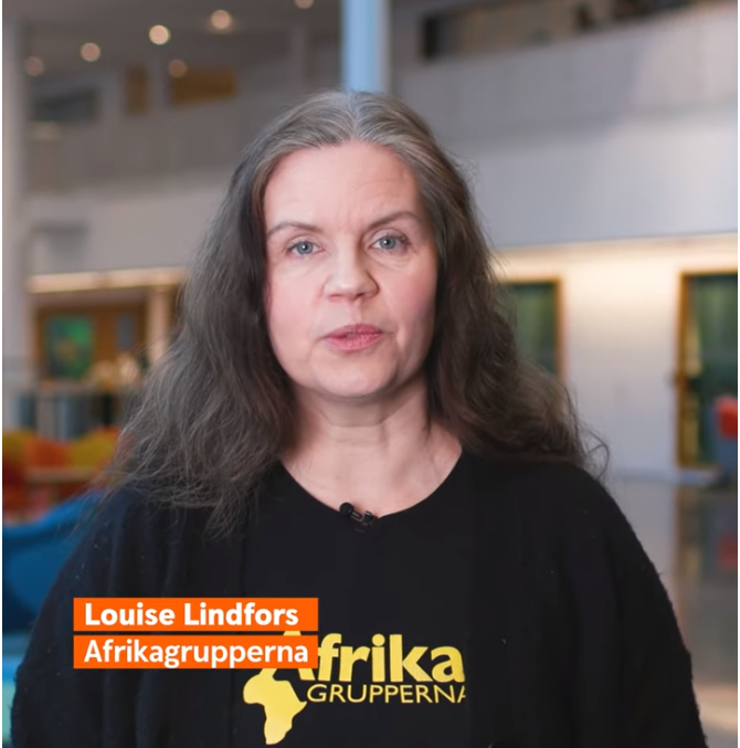 Louise Lindfors, Afrikagrupperna